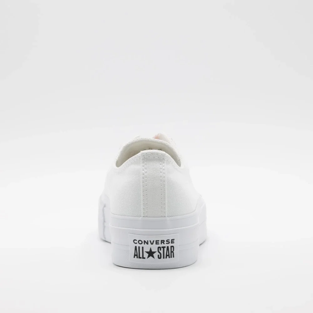 Converse Women's Chuck Taylor All Star Lift Platform Crochet Laces Shoes White 8 - Picture 5 of 11